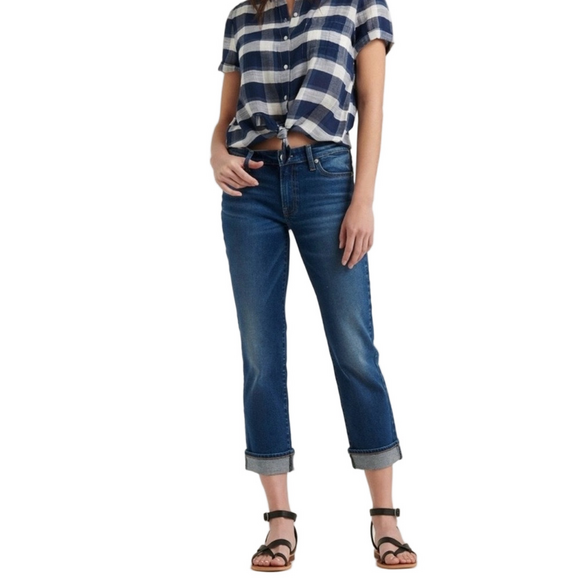 Lucky Brand Denim - Women's Lucky Brand Sweet N Crop Dark wash Jeans Size 12 / 31
